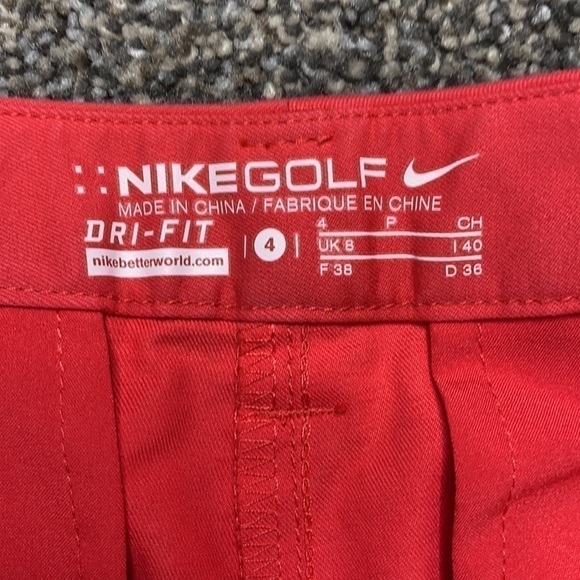 Nike Golf Dri-Fit Bermuda 2.0 Pink 9" Shorts Size 4 - Picture 7 of 10